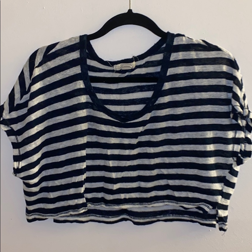 BOGO Forever 21 Striped Crop Top